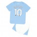 Manchester City Jack Grealish #10 Dětské Oblečení Domácí Dres 2023-24 Krátkým Rukávem (+ trenýrky)